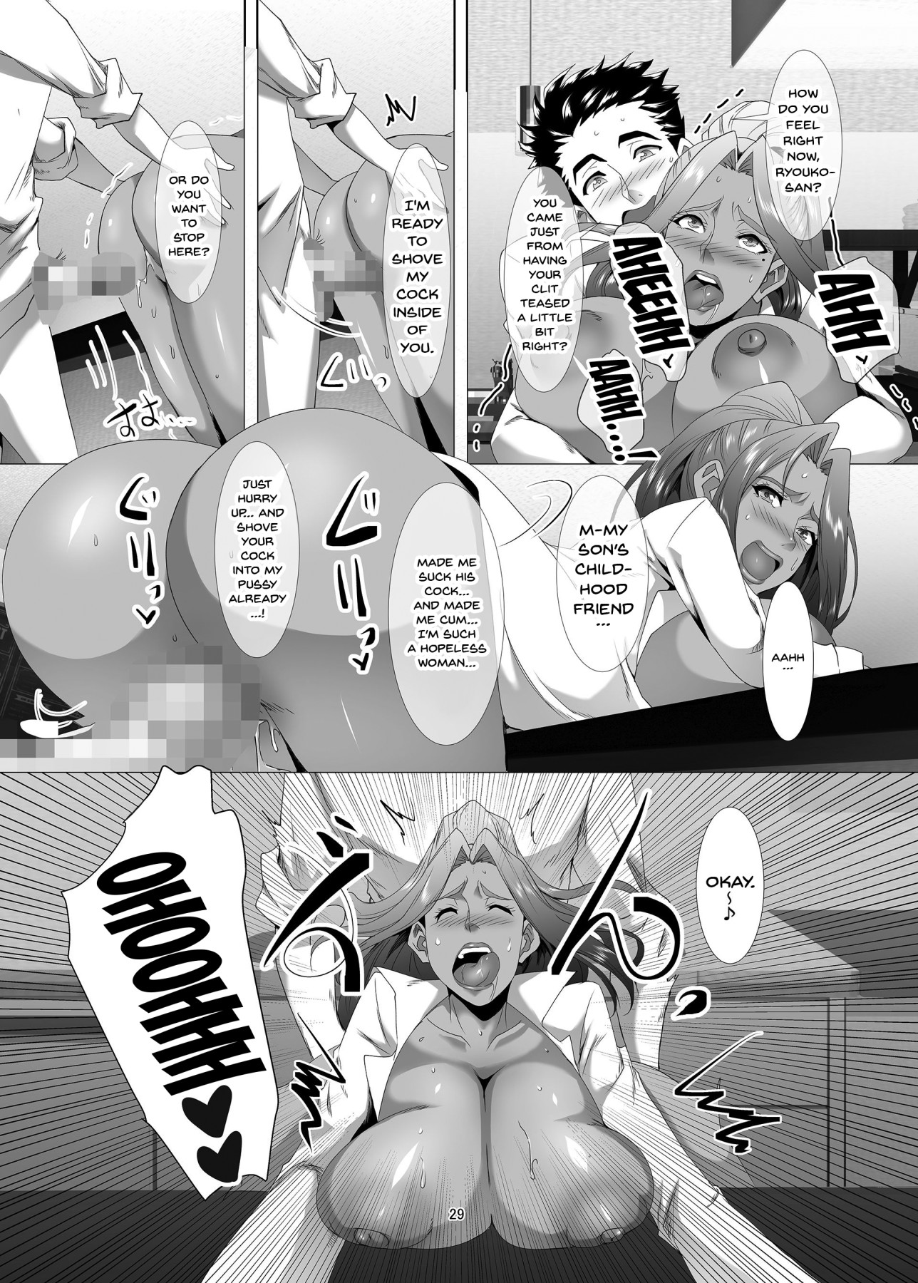 Hentai Manga Comic-Your Mom's A Pretty Good Woman, Huh? Ch.2-Read-28